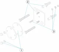 Pièces détachées pour Fixation de main courante