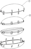 Pièces détachées pour Flotteur de câble pour Dolphin EASYKLEEN. SUPERKLEEN. ULTRAKLEEN