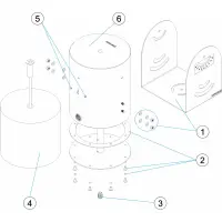 Pièces détachées pour Fontaire GLASSY JET S-I avec coupe