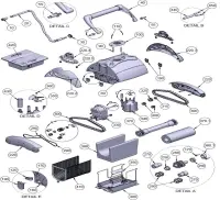 Pièces détachées pour Robot GALEON MD