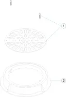 Pièces détachées pour Grille d'écoulement inox