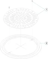 Pièces détachées pour Grille de drainage inox