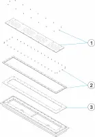 Pièces détachées pour Grille hydromassage LINER 1200mm