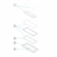 Pièces détachées pour Grille hydromassage LINER 600mm