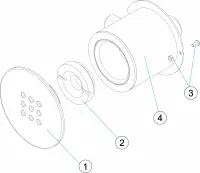 Pièces détachées pour Jet avec 9 trous BETON