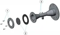 Pièces détachées pour Jet massage avec pièce à sceller