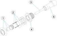 Pièces détachées pour Jet massage L-169 - 254 m/m LINER
