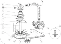 Pièces détachées pour Kit de filtration AZUR