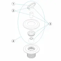 Pièces détachées pour Kit enjoliveur de refoulement MULTIFLOW