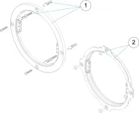 Pièces détachées pour Kit fixation niche LUMIPLUS DESIGN