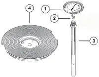 Pièces détachées pour Kit thermomètre skimmer