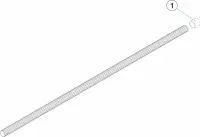 Pièces détachées pour Manche fixe raccord clip L2,4 m