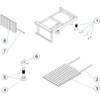 Pièces détachées pour Module de banc gauche