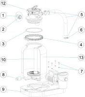 Pièces détachées pour Groupe de filtration monobloc FIJI 3 - Ø 300