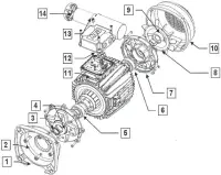 Pièces détachées pour Moteur de pompe Sta-Rite ATB (ancien modèle)