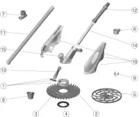 Pièces détachées pour Robot de fond CERTIKIN avec membrane