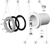 Pièces détachées pour Niche de projecteur MINI BETON, PRÉFABRIQUÉ, panneaux