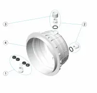 Pièces détachées pour Niche de projecteur STANDARD BETON