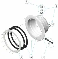Pièces détachées pour Niche de projecteur STANDARD panneaux