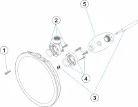 Pièces détachées pour Optique FLEXI v1-12vac