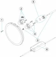 Pièces détachées pour Optique FLEXI v2-24vdc