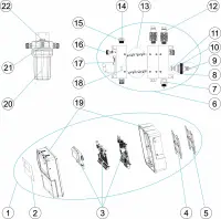 Pièces détachées pour Panneau de commande pH/chlore libre/ORP