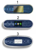 Pièces détachées pour Spas - Panneaux de commande type PB553, PB554, PB557 (JOYONWAY)