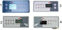 Pièces détachées pour Spas - Panneaux de commande type TSC-4 (K-4), TSC-8 (K-8), TSC-35 (K-35) (GECKO)