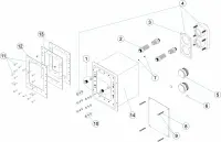 Pièces détachées pour pièce à sceller de Nage à contre courant ASTRAL inox