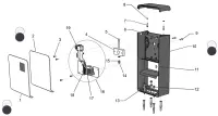 Pièces détachées pour Pied coté moteur OCTEO