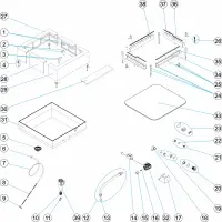 Pièces détachées pour Piscine hors-sol PLAYA 1 version minipiscine