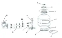 Pièces détachées pour Platine de filtration - Filtre Side Soufflé