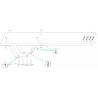 Pièces détachées pour Plongeoir BALLESTA 1,40m-1,80m