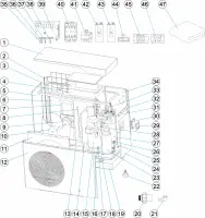 Pièces détachées pour pompes à chaleur ZODIAC PM40 (1 hélice)