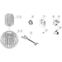 Pièces détachées pour Poêle GLOBE