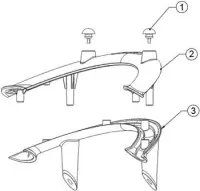 Pièces détachées pour Poignée pour robot Dolphin EASYKLEEN