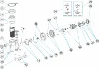 Pièces détachées pour Pompe ASTRAL VICTORIA DUALSPEED