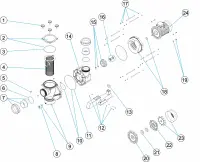 Pièces détachées pour Pompe ATLAS avec préfiltre