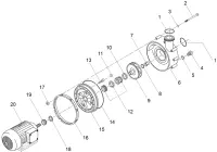 Pièces détachées pour Pompe BADU 21-50