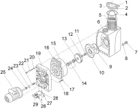 Pièces détachées pour Pompe BADU 40/10, 40/13G, 40/16, 40/18G, 40/22, 40/25G, 40/32