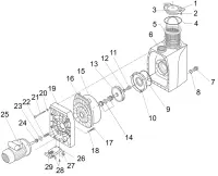 Pièces détachées pour Pompe BADU 40/15, 40/19, 40/21, 40/23, 40/26