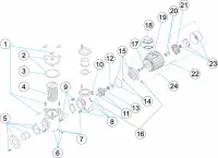Pièces détachées pour Pompe centrifuge ARAL C-3000