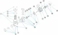 Pièces détachées pour Pompe centrifuge bronze BAIKAL C-3000