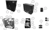 Pièces détachées pour Pompe à chaleur BPRW-PRO CALOR 2 (BPM-BPT 400RW à 800RW)