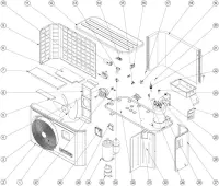 Pièces détachées pour Pompe à chaleur ENERGYLINE PRO Mono