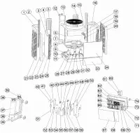 Pièces détachées pour Pompe à chaleur EXCELLIUM INVERTER 30kW, 45kW