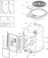 Pièces détachées pour Pompe à chaleur JANDY Air Energy AE-Ti (de 2004 à 2006)