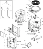 Pièces détachées pour Pompe à chaleur JANDY Air Energy AE-Ti (de 2006 à 2009)