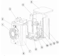 Pièces détachées pour Pompe à chaleur MINI 2,5-1,9kW