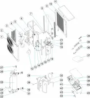 Pièces détachées pour Pompe à chaleur PRO ELYO inverboost NN (2 hélices)